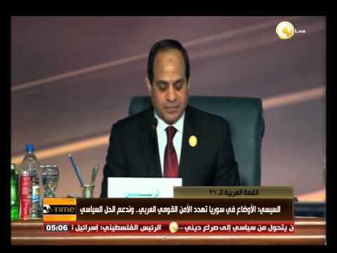 بالفيديو السيسي يؤكّد ضرورة انتهاء الإحتلال من فلسطين