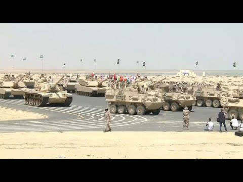 شاهد قوات 25 دولة تنفذ تدريبات قتالية في السعودية