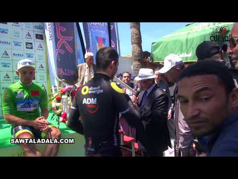 شاهد حفلة تتويج الدرّاجين الفائزين بطواف المغرب في نسخته الـ31