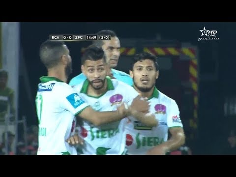 شاهد  أهداف الشوط الأول من مباراة الرجاء البيضاوي و زاناكو