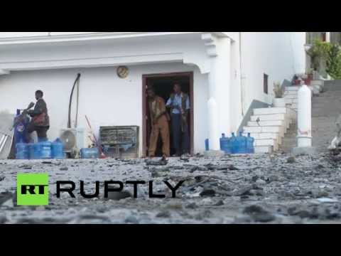 بالفيديو هجوم الشباب على فندق وسط مقديشو