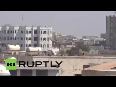 فيديو استمرار غارات التحالف العربي على مواقع الحوثيينفيديو استمرار غارات التحالف العربي على مواقع الحوثيين