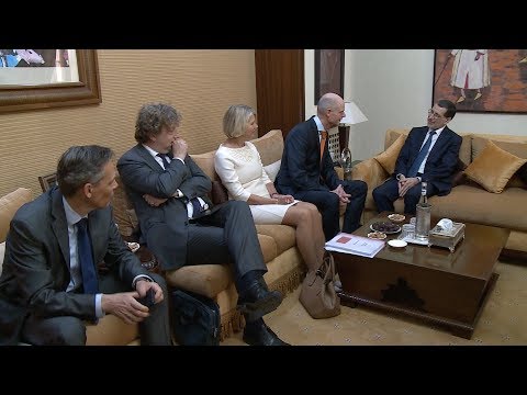 شاهد  مباحثات رئيس الحكومة المغربية مع وزير الخارجية الهولندي