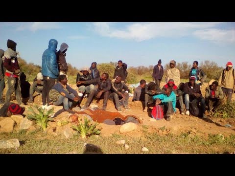 شاهد توقيف 10 مهاجرين أفارقة متسللين في وجدة