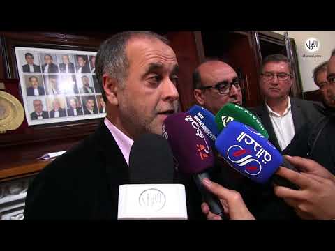 نقيب المحامين يلاقي نظيره في مجال الصحافة