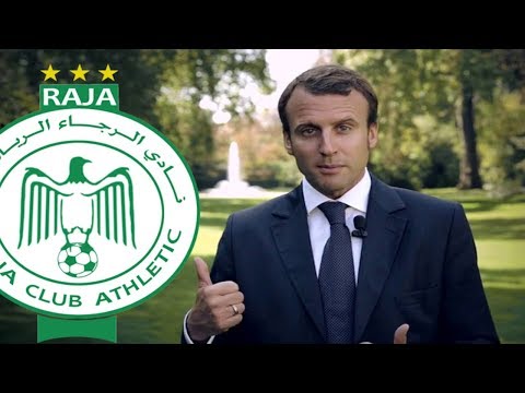 شاهد الرئيس الفرنسي يتحدث عن دور هنري ميشيل في الرجاء البيضاوي