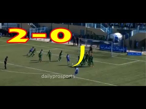 شاهد  أهداف مباراة سريع واد زم و الرجاء البيضاوي