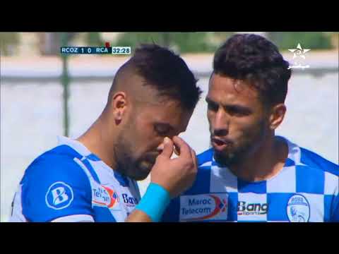 شاهد  لحظة طرد اللاعب أنس الزنيتي