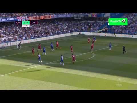 شاهد  تشيلسي يتقدم على ليفربول بهدف جيرو في الدقيقة 32