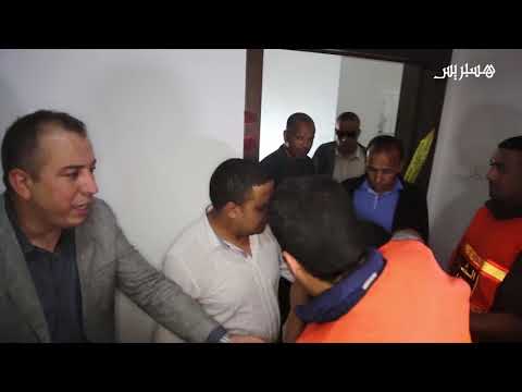 شاهدإعادة تمثيل جريمة قتل صيدلاني في أغادير