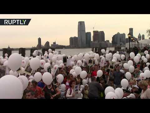 شاهد مسيرة الفوج الخالد في نيويورك