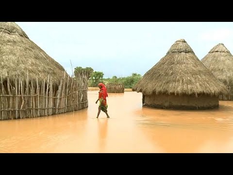 شاهد فيضان سد في كينيا