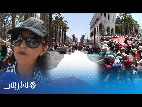 شاهد محتجون يؤازرون فلسطين ويهاجمون ترامب في ذكرى النكبة