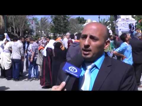 الفلسطينيون يحيون ذكرى يوم الأرض في قطاع غزة