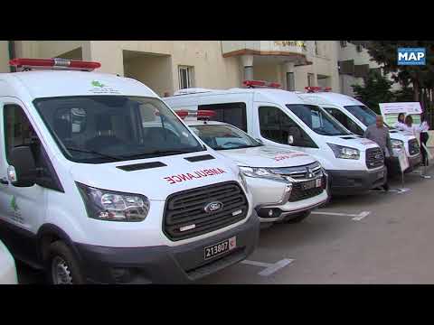 شاهد سيارات إسعاف هبة من مجلس جهة فاسمكناس