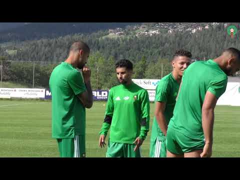 لمحبي كرة القدم المغربية تدريبات المنتخب الوطني