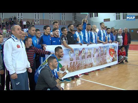 شاهد فريق اتحاد طنجة لكرة الطائرة يفوز بالكأس الممتازة