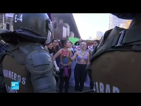 احتجاجات على التمييز الجنسي في العاصمة التشيلية