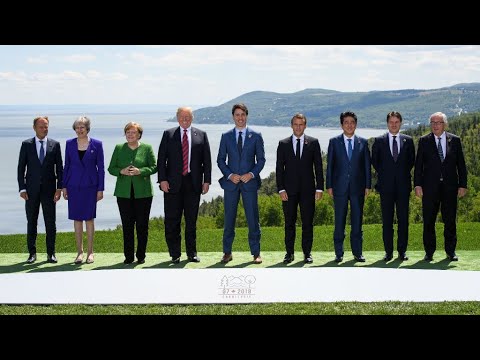 شاهد قمة السبع تُناقش الملف التجاري وعودة روسيا