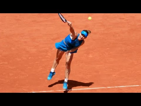 شاهد الرومانية هاليب تحرز لقب فردي السيدات في بطولة فرنسا لكرة المضرب