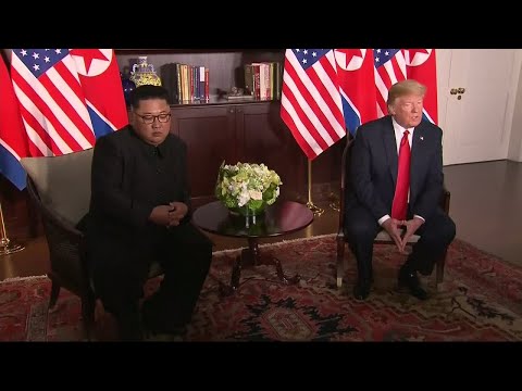 شاهد قمة تاريخية بين ترامب وكيم جونغ أون