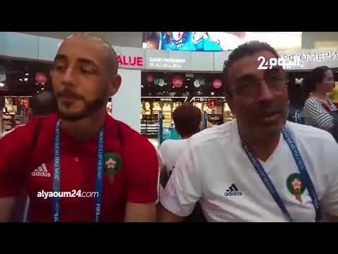 امرابط يطمئن المغاربة على حالته وعضو في الطاقم الطبي يرافقه في رحلته إلى فارنيج للالتحاق بالمنتخب المغربي