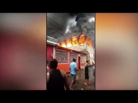 شاهد مقتل ثمانية أشخاص إثر حريق في منزل خلال احتجاجات دامية في نيكاراغوا