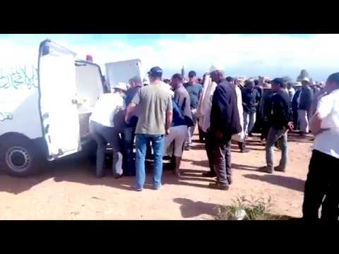 شاهد مراسم تشييع جثمان الشاب هشام في مراكش