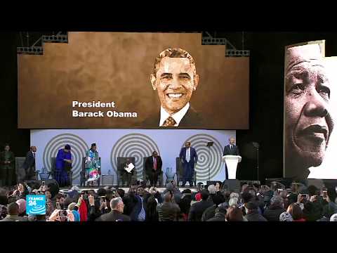 بالفيديو أوباما في جنوب أفريقيا