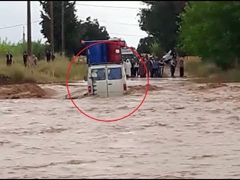 شاهد عاصفة رعدية غير مسبوقة في بلدة ايتزر
