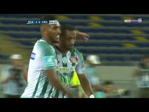 شاهد  الهدف الثالث للرجاء في مرمى شباب الريف الحسيمي