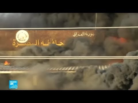 شاهد ارتفاع حصيلة القتلى في احتجاجات البصرة وإعلان حظر تجول في المحافظة