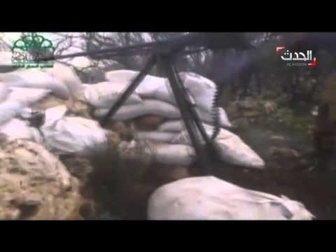 شاهد القوات السورية الحكومية تقصف مخيم اليرموك