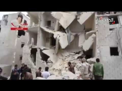 بالفيديو غارات جوية على درعا وريفها