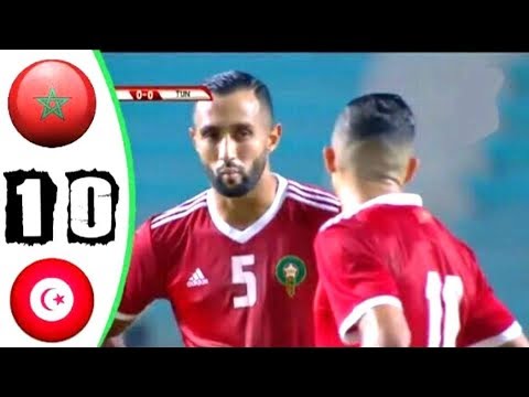 شاهد ملخص المباراة الودية بين منتخبي المغرب و تونس