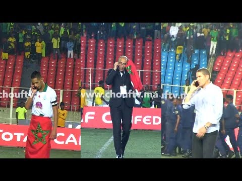 شاهدلحظة ردّ بانون وغاريدو والزيات على مكالمة الملك محمد السادس