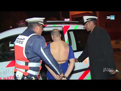 شاهد ممرض يرتدي ملابس نسائية ويتسبب في حادثة سير خطيرة