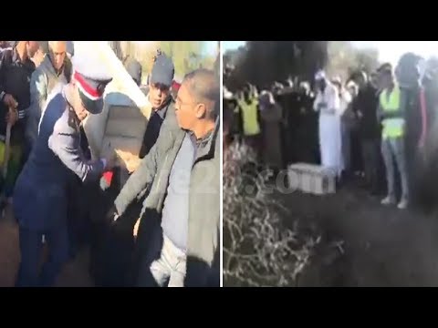 شاهدمراسم دفن الطفلة إخلاص البوجدايني بحضور مسؤولين