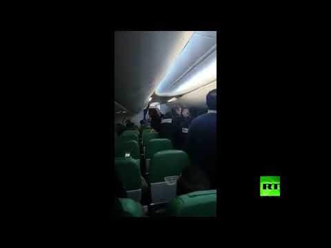 شاهد طائرة فرنسية تضطرّ للهبوط في مطار نيس