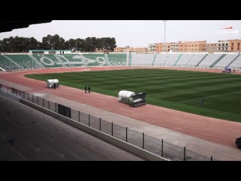 شاهد مفاجآت داخل ملعب وجدة في حلَّته الجديدة