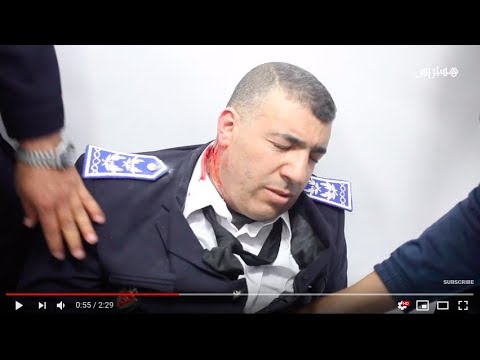 شاهد  أحداث شغب خطيرة عقب مباراة مولودية وجدة ونهضة بركان