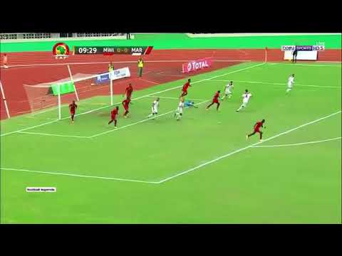 شاهد مُلخَّص مباراة المغرب ومالاوي