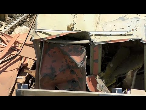 الأضرار التي خلفها الهجوم على مطار أبها في السعودية