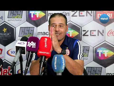 شاهد مدرب الاتحاد الليبي ينتقد حكم مباراة الحسنية ويعتبره دون المستوى