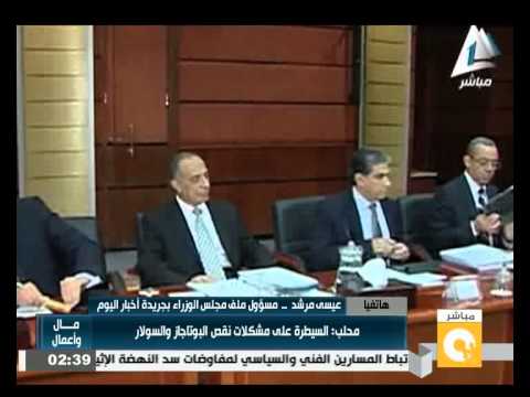 فيديو محلب يؤكد السيطرة على مشاكل نقص الغاز والسولار