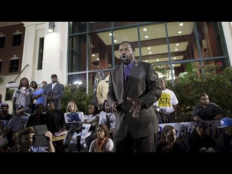 شاهد احتجاجات في ساوث كارولينا بعد مقتل شاب أسود