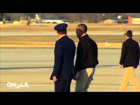 بالفيديو أوباما يتعرض لموقف محرج