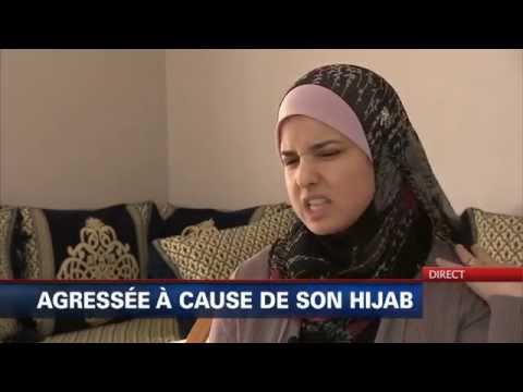 بالفيديو  تعنيف محجّبة مغربية بفي مونتريال