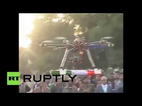 شاهد طائرات دون طيار تستخدم ضد المتظاهرين