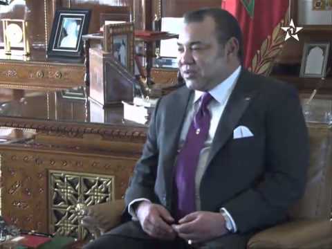 بالفيديو ملك المغرب يستقبل الوزير الأول في الجمهورية الفرنسية